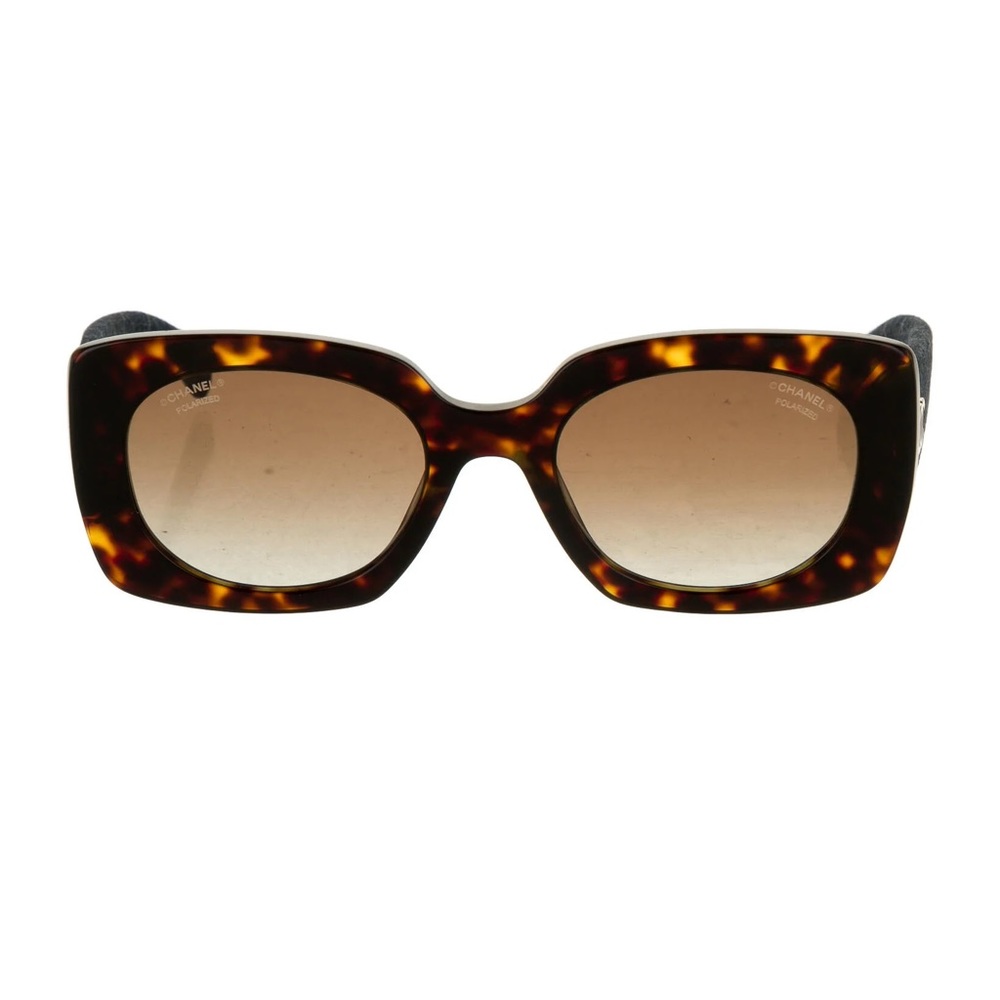 Chanel tortoise and Denim sunglasses